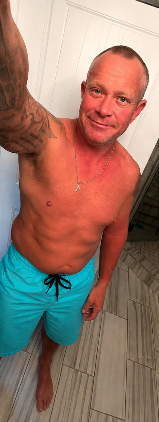 Bobby, 52, full-length before photo at the start of his online coaching with Your Bro Rob
